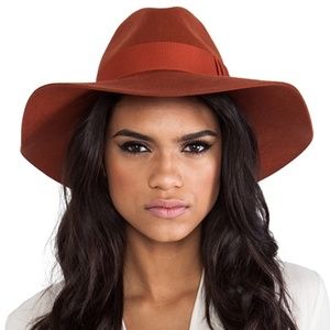 Brixton "Piper" Felt Hat in Burnt Orange